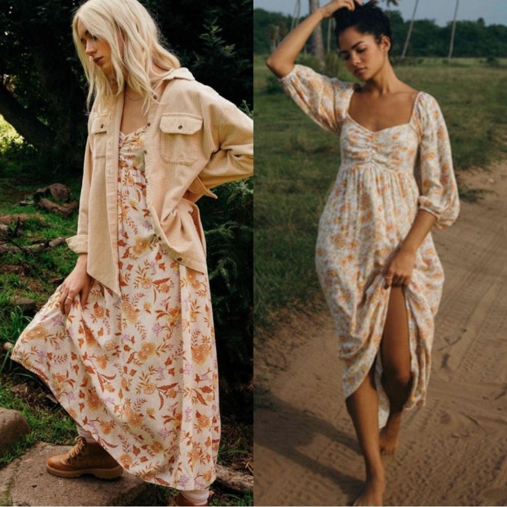 Billabong Swept Away Midi dress